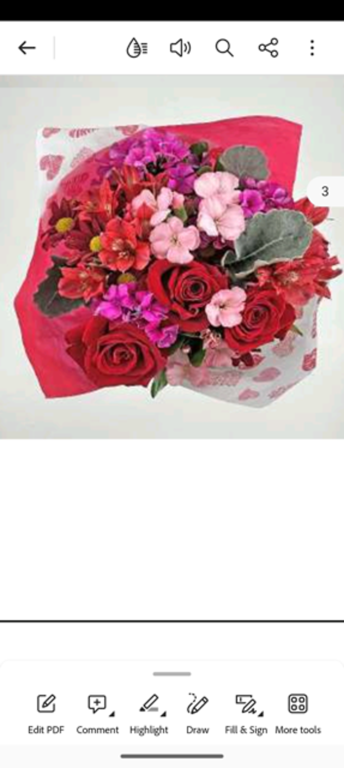 V Day- Budget Friendly Bouquet  10 stems