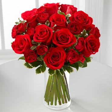 The Red Romance&trade; Rose Bouquet
