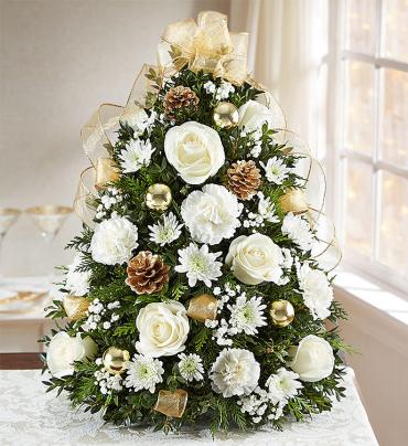 Glistening Gold&trade; Holiday Flower Tree&reg;