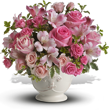 Pink Potpourri Bouquet with Roses