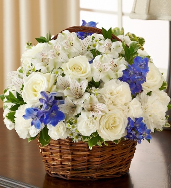 Peace, Prayers &amp; Blessings - Blue and White