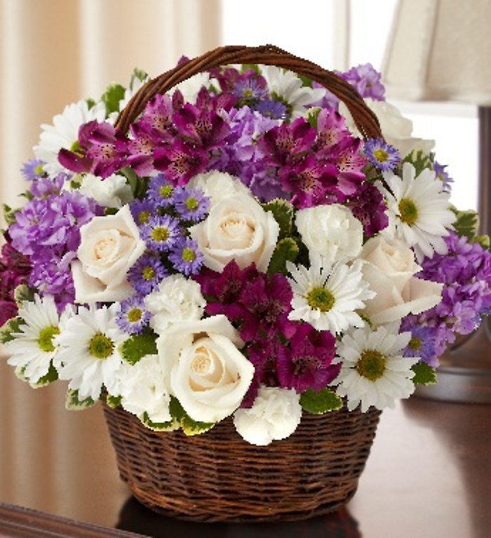 Peace, Prayers, &amp; Blessings- Lavender and White